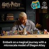 LEGO Harry Potter Diagon Alley building set 2750 pieces - British product