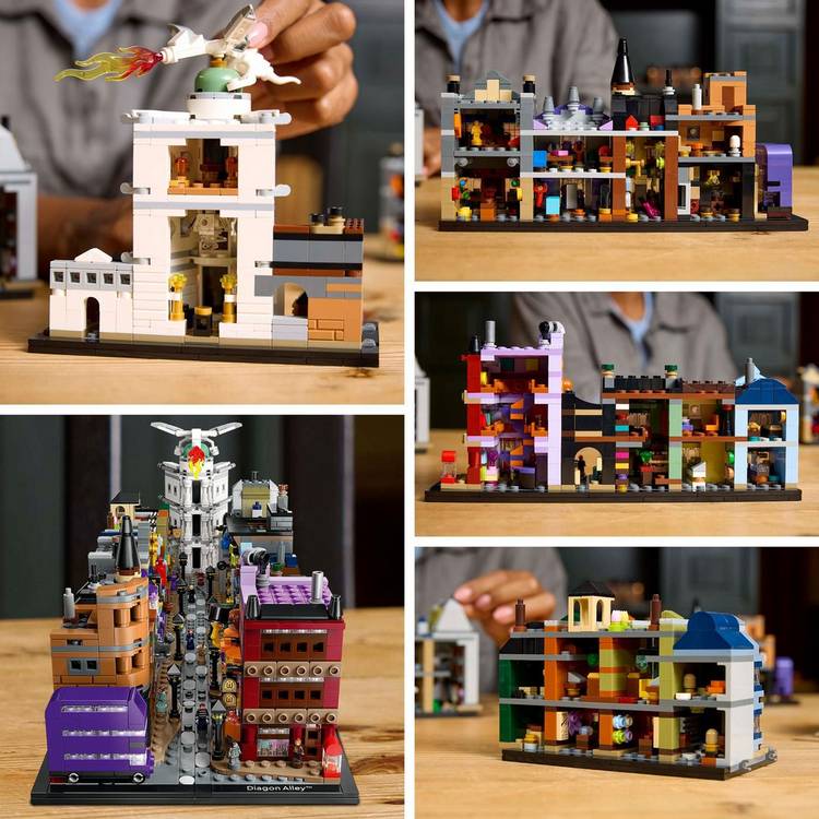 LEGO Harry Potter Diagon Alley building set 2750 pieces - British product