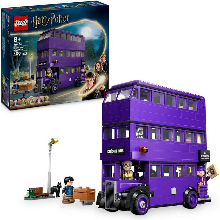 LEGO Harry Potter Knight Bus building set 76446, UK version