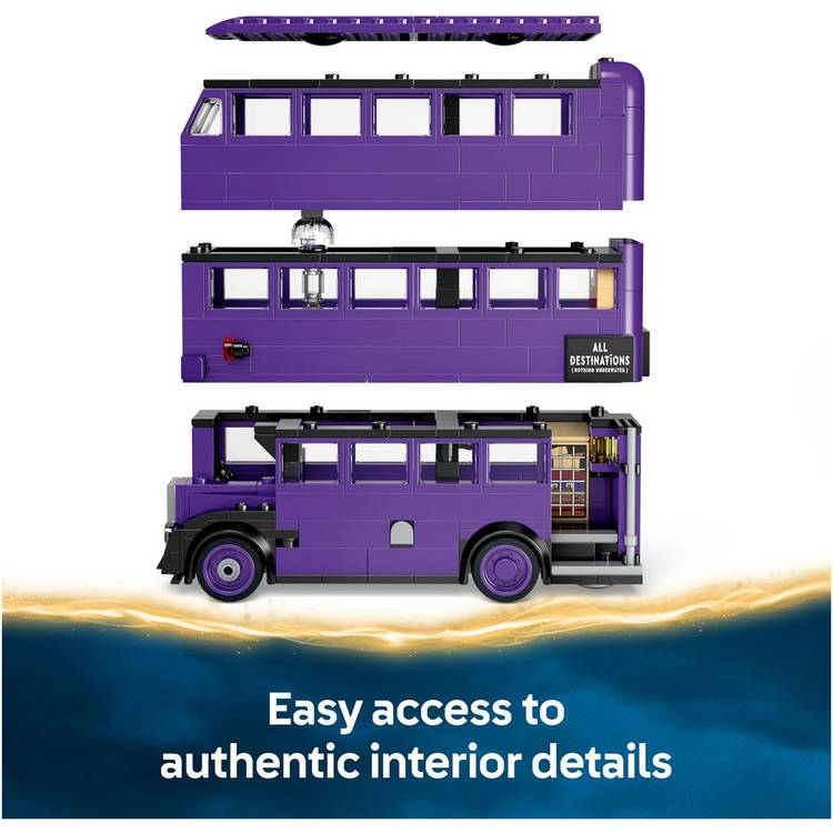 LEGO Harry Potter Knight Bus building set 76446, UK version