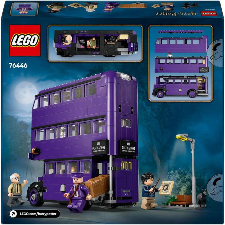 LEGO Harry Potter Knight Bus building set 76446, UK version