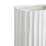 Argos Home Mars ceramic ribbed wall light white (British brand)