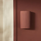 Argos Home Mars ceramic ribbed wall light white (British brand)