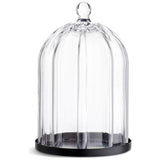 Argos Habitat Ribbed Glass Cloche - Clear- Buy online at McGrocer