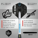 Red Dragon Gerwyn Price Iceman brass darts set 22g, imported from the UK