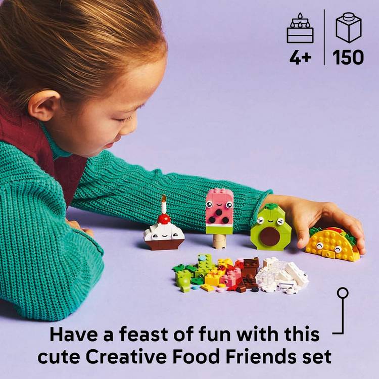 LEGO Creative Food Friends building toy set 150 pieces - British product