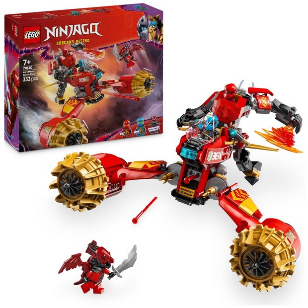 LEGO NINJAGO storm rider mech and bike toy set 71830 (British brand)