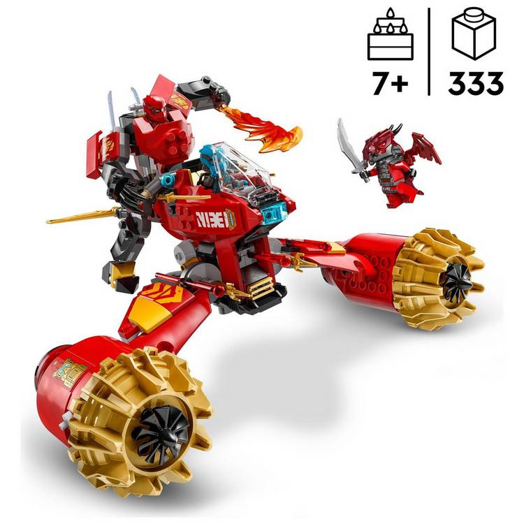 LEGO NINJAGO storm rider mech and bike toy set 71830 (British brand)