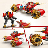 LEGO NINJAGO storm rider mech and bike toy set 71830 (British brand)