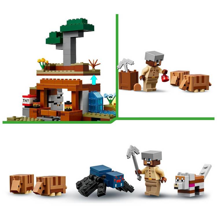 LEGO Minecraft Armadillo Mine Expedition toy set 21269 - British product