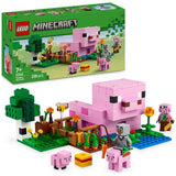 Argos LEGO Minecraft The Baby Pig House Building Set with Animal Toys 21268- Buy online at McGrocer