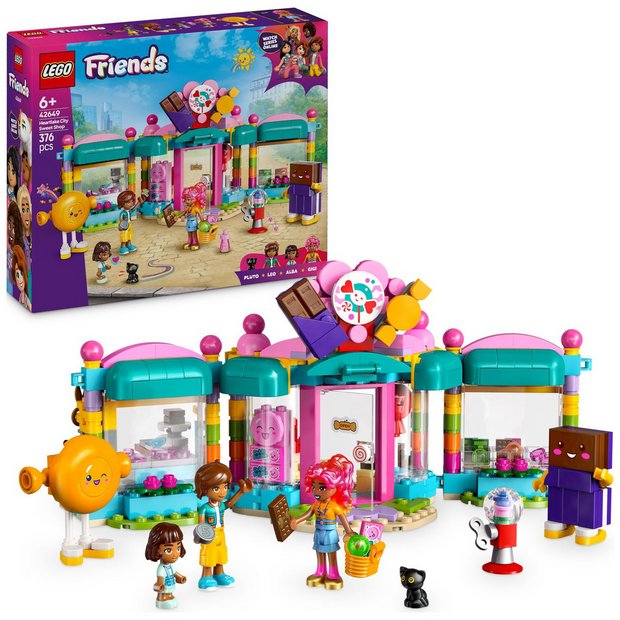 LEGO Friends Heartlake City Sweet Shop building toy 376 pieces, imported from the UK