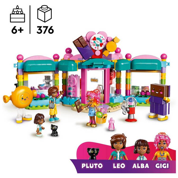 LEGO Friends Heartlake City Sweet Shop building toy 376 pieces, imported from the UK