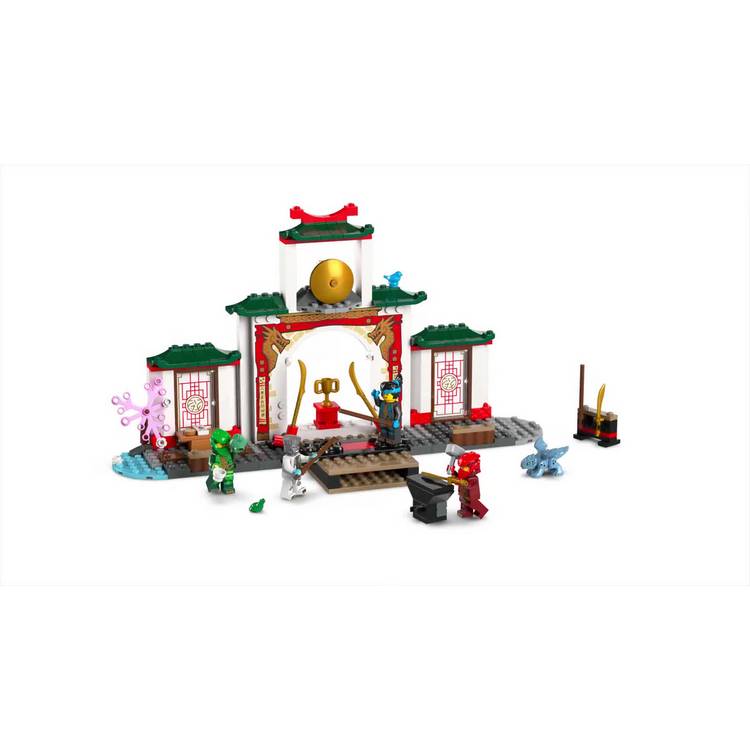 LEGO NINJAGO Ninja Spinjitzu Temple playset with dragon toy 158 pieces, UK version