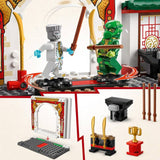 LEGO NINJAGO Ninja Spinjitzu Temple playset with dragon toy 158 pieces, UK version