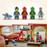 LEGO NINJAGO Ninja Spinjitzu Temple playset with dragon toy 158 pieces, UK version