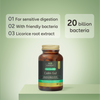 Digestive Health Supplement with Probiotics and Liquorice Extract 30 Capsules
