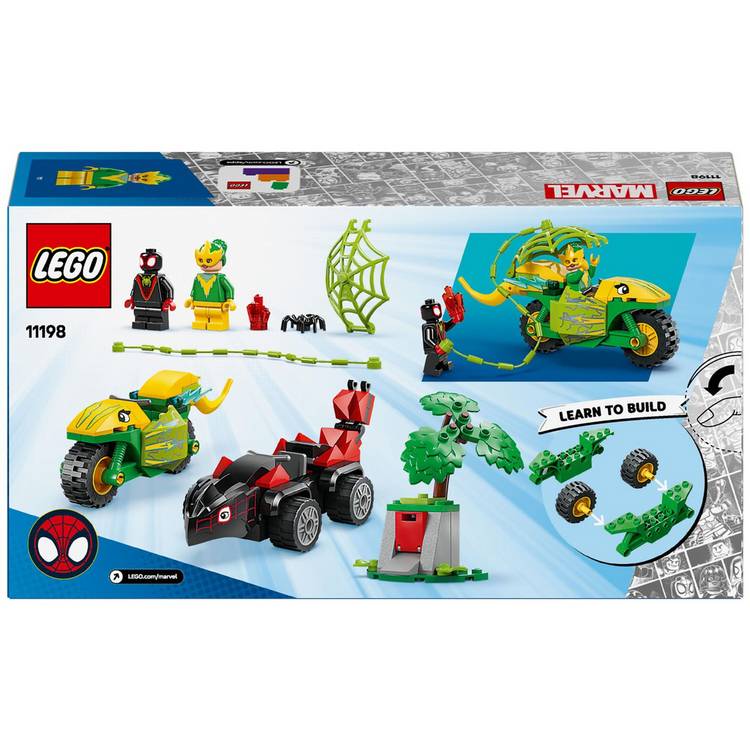 LEGO Marvel Spidey dinosaur vehicle toy set 124 pieces, UK version