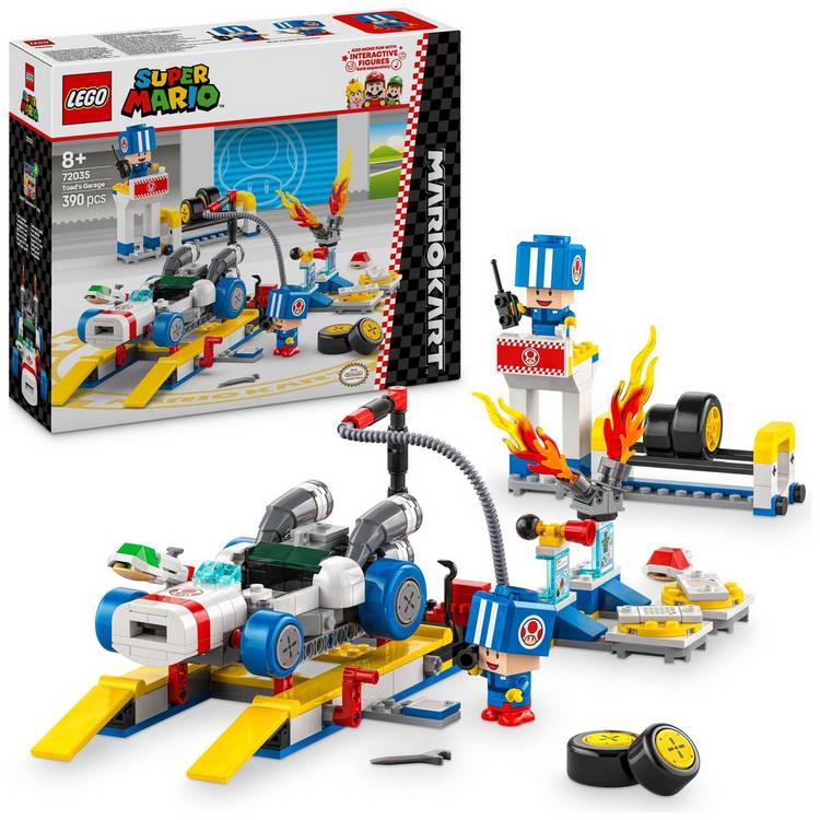 LEGO Super Mario Toad's Garage playset 72035 (British brand)