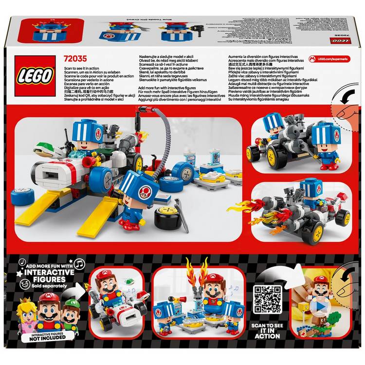 LEGO Super Mario Toad's Garage playset 72035 (British brand)