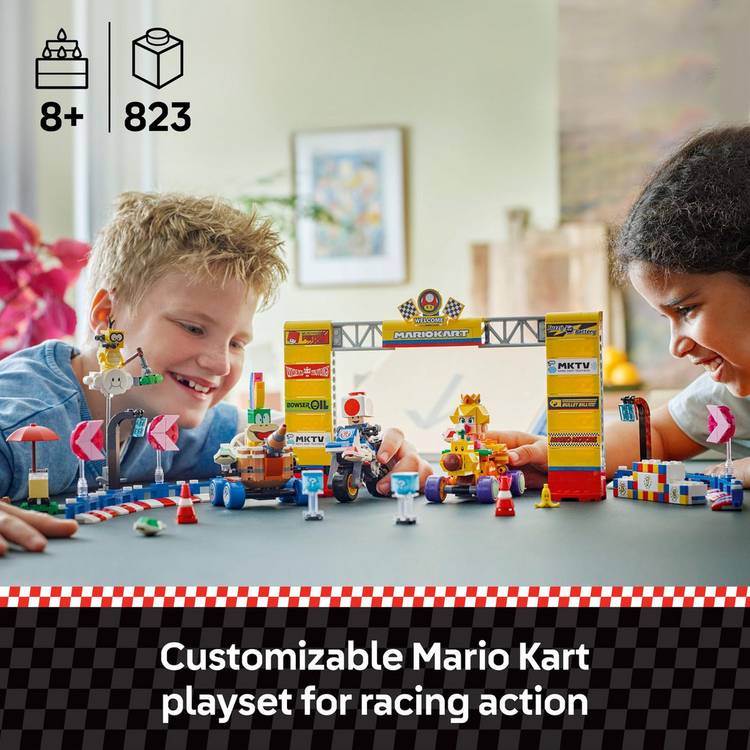 LEGO Super Mario Kart Baby Peach Grand Prix set 72036 (British brand)