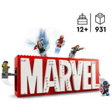 LEGO Marvel MARVEL Logo set with minifigures 931 pieces, UK version