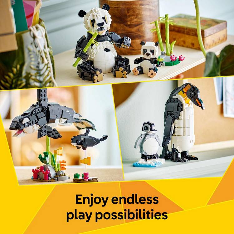 LEGO Creator Panda Family toy set 626 pieces (British brand)