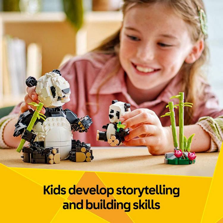LEGO Creator Panda Family toy set 626 pieces (British brand)
