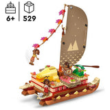 LEGO Moana's Adventure Canoe building set 529 pieces, UK version