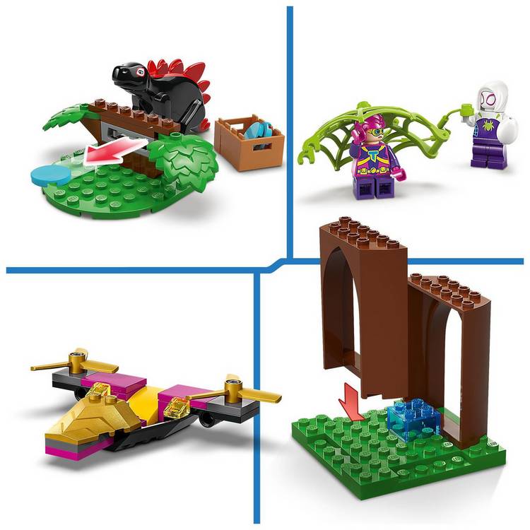 LEGO Marvel Spidey Raptor Battle Tree House 143 pieces, imported from the UK