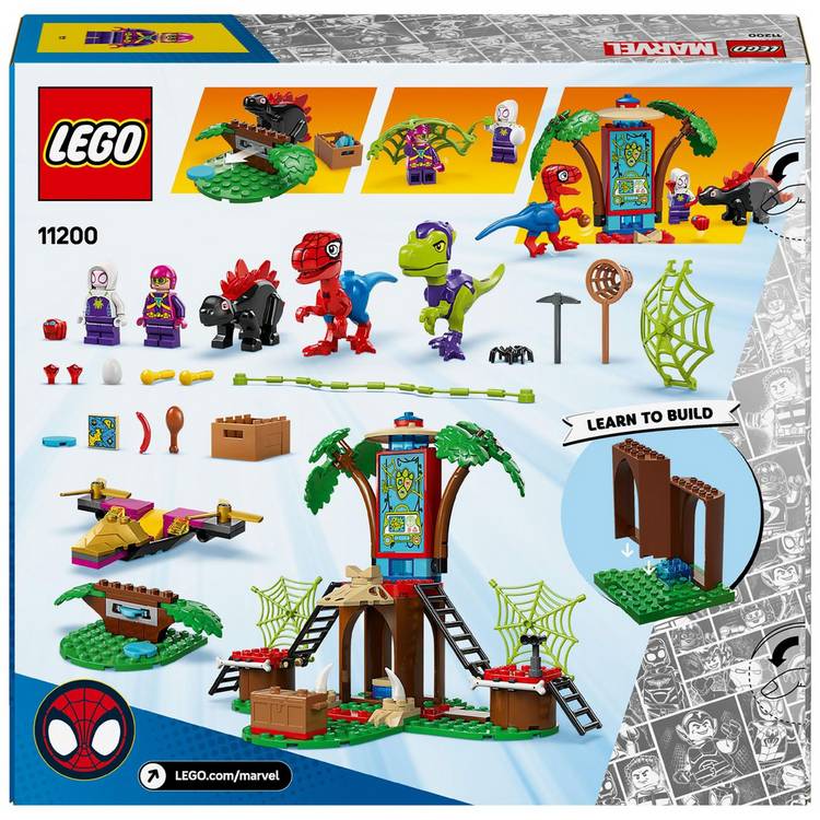 LEGO Marvel Spidey Raptor Battle Tree House 143 pieces, imported from the UK