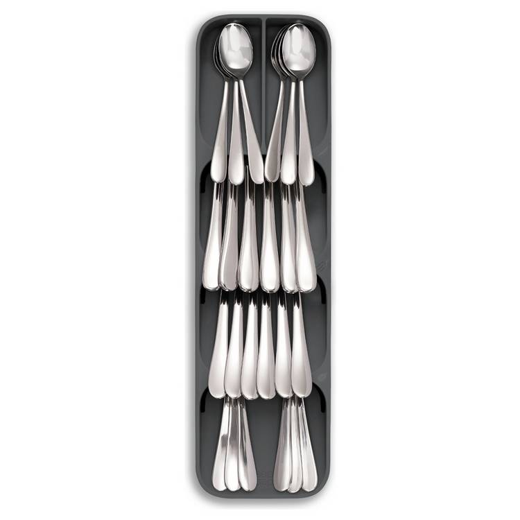 Joseph Joseph Duo in-drawer cutlery tray grey, UK version
