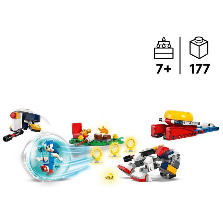 LEGO Sonic the Hedgehog Campfire Clash building set 77001, UK version