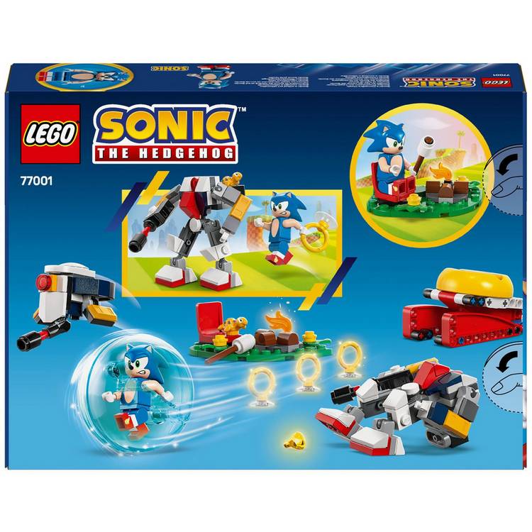 LEGO Sonic the Hedgehog Campfire Clash building set 77001, UK version