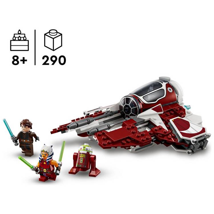 LEGO Ahsoka's Jedi Interceptor building toy, UK version