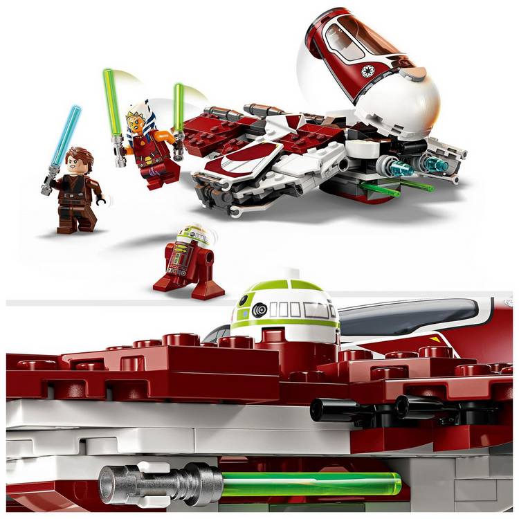 LEGO Ahsoka's Jedi Interceptor building toy, UK version