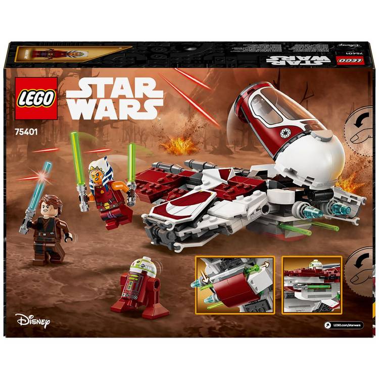 LEGO Ahsoka's Jedi Interceptor building toy, UK version