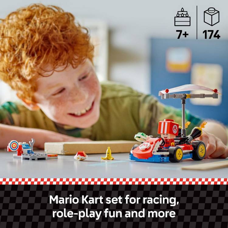 LEGO Super Mario Standard Kart toy set with Toad figure - British product