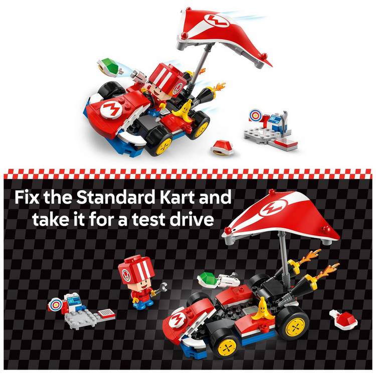 LEGO Super Mario Standard Kart toy set with Toad figure - British product