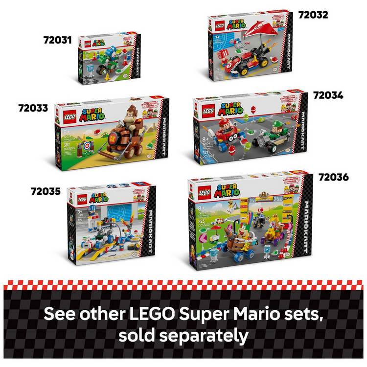 LEGO Super Mario Standard Kart toy set with Toad figure - British product
