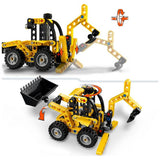 LEGO Technic Backhoe Loader 42197 construction toy, UK version