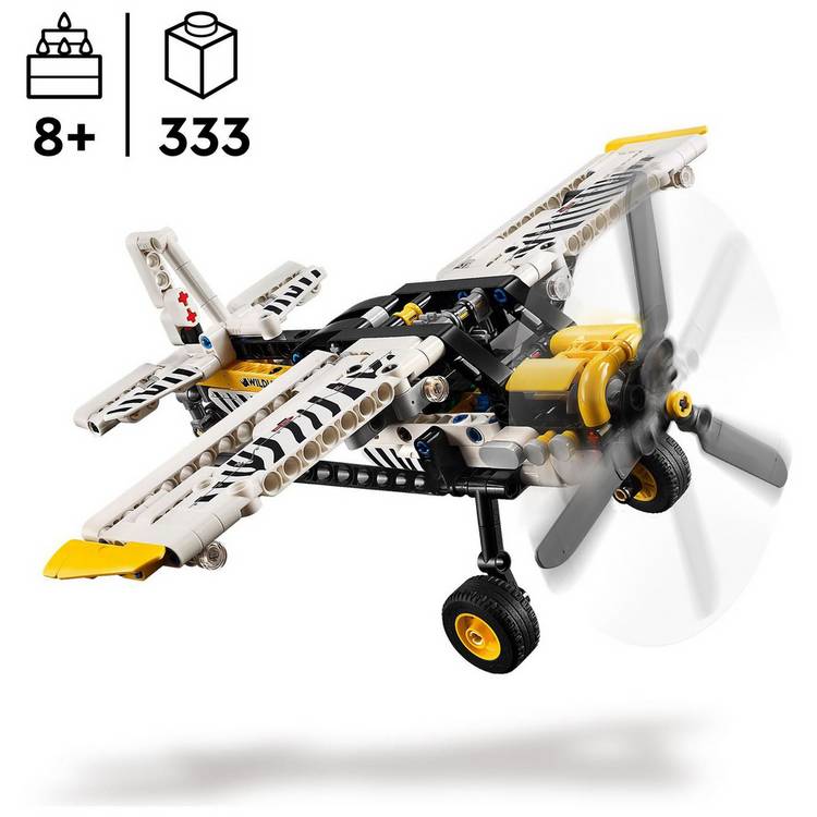 LEGO Technic Bush Plane building set 333 pieces - British product