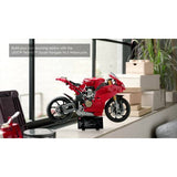 LEGO Technic Ducati Panigale V4 S motorcycle model 1603 pieces (British brand)