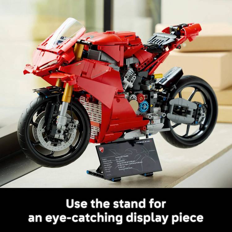 LEGO Technic Ducati Panigale V4 S motorcycle model 1603 pieces (British brand)
