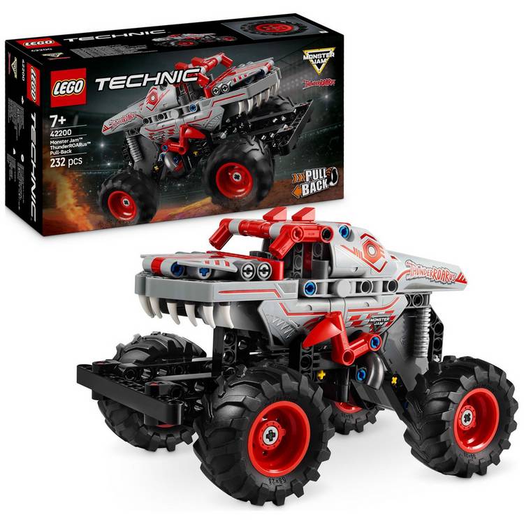 LEGO Technic Monster Jam ThunderROARus pull-back truck, imported from the UK