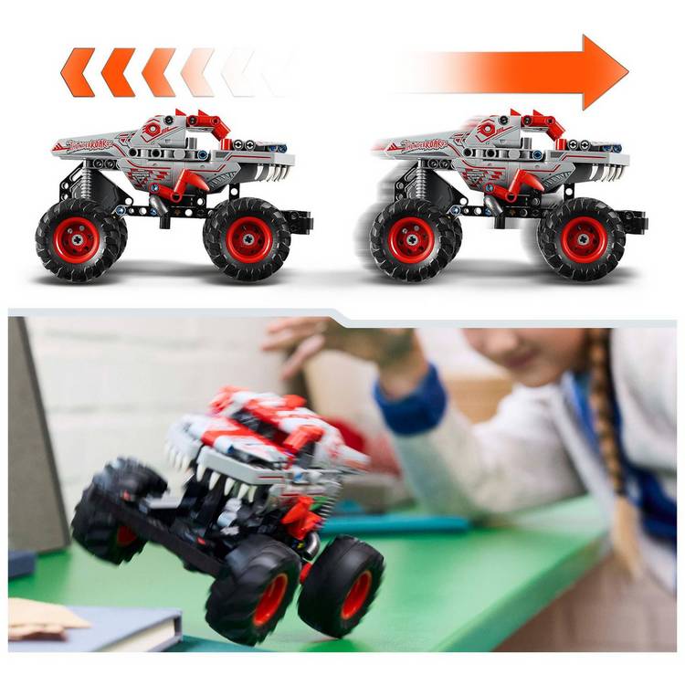 LEGO Technic Monster Jam ThunderROARus pull-back truck, imported from the UK