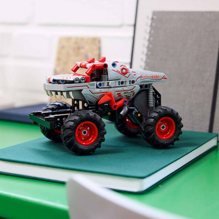 LEGO Technic Monster Jam ThunderROARus pull-back truck, imported from the UK