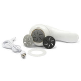 Rio Spa electric foot file with 3 grit heads (British brand)