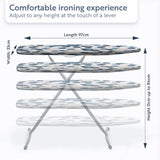 Minky CompactPro ironing board slate grey 97x33cm - British product