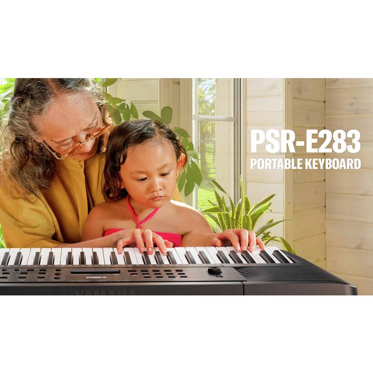 Yamaha PSR-E283 61-key keyboard, imported from the UK